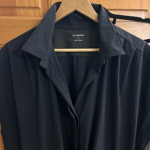 REI Black Button Down Dress XL